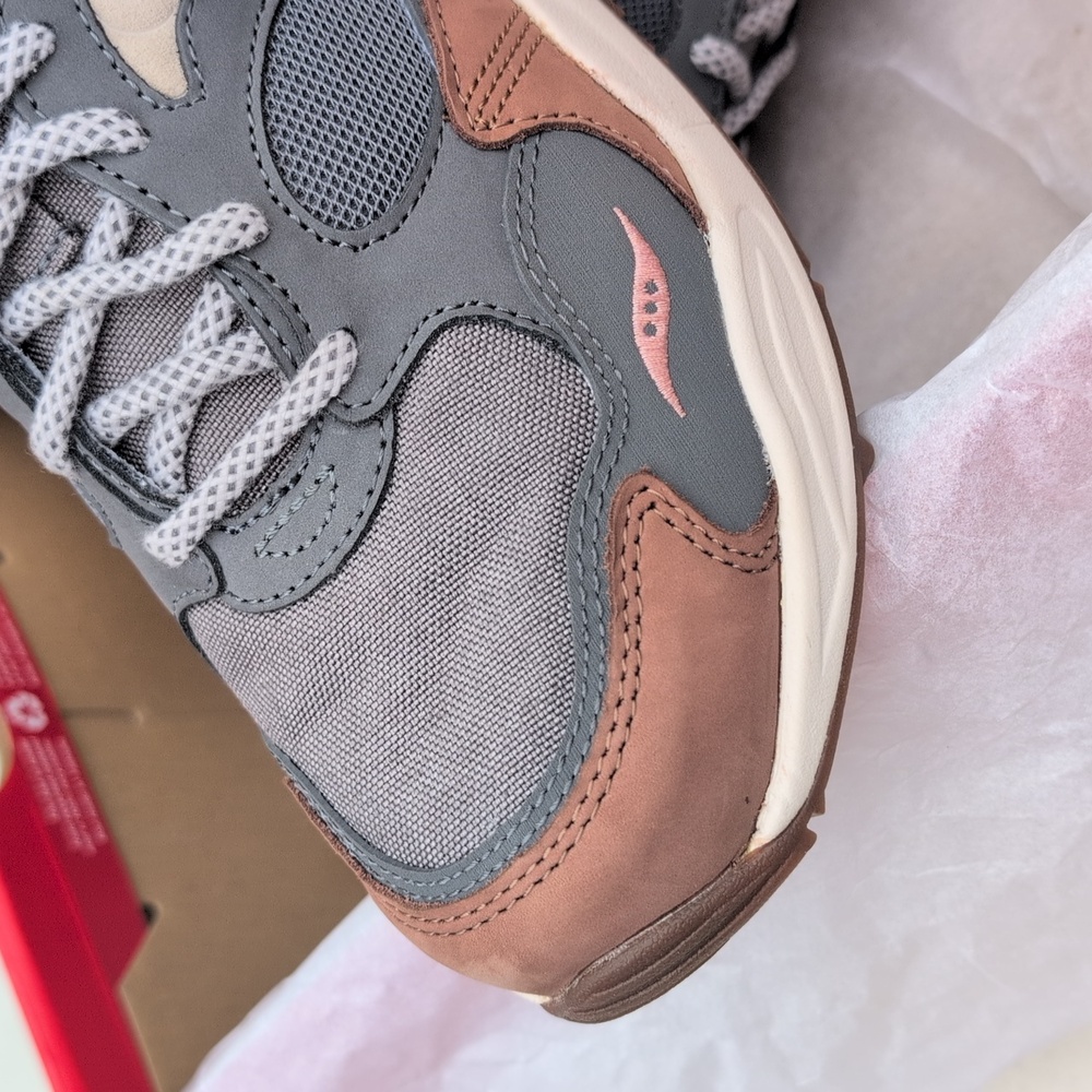 Saucony Grid Shadow 2 - Grey Brown - Size 10.5 ( S70807-3 ) - Picture 4 of 8
